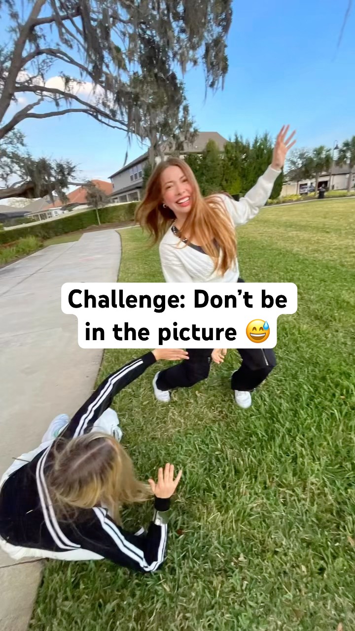 TRY NOT TO BE IN THE PICTURE ??? | Triple Charm #Shorts