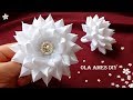 Цветы из лент/ Канзаши/ Amazing Ribbon Flower/ DIY Kanzashi/ Flores de Fita/ Ola ameS DIY