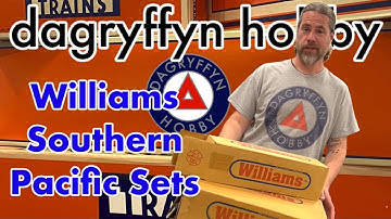 The Southern Pacific by Williams Trains. Two different sets and an engine. Unboxing and Run Session