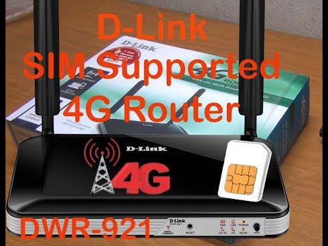 4G LTE D Link DWR‑921 Mobile Sim Router Network Setting And Configuration