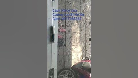 Cách Xử Lý Cửa Kính Cường Lực Bị Hở Xệ Cánh #cuakinh #vachkinh #quangnamphatglass #shorts