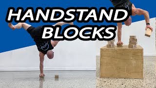 How to use Handstand Blocks. Tips & Drills