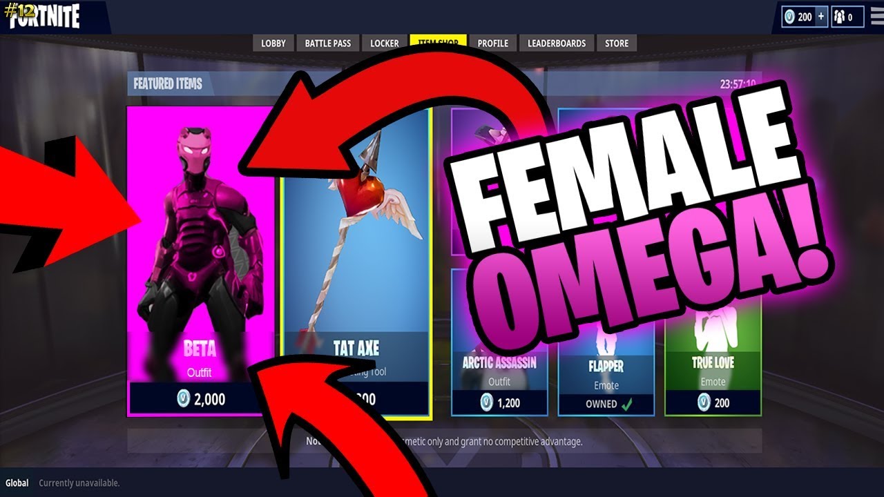 female omega skin ninja penta snipe fortnite best and funny moments 12 - fortnite female omega