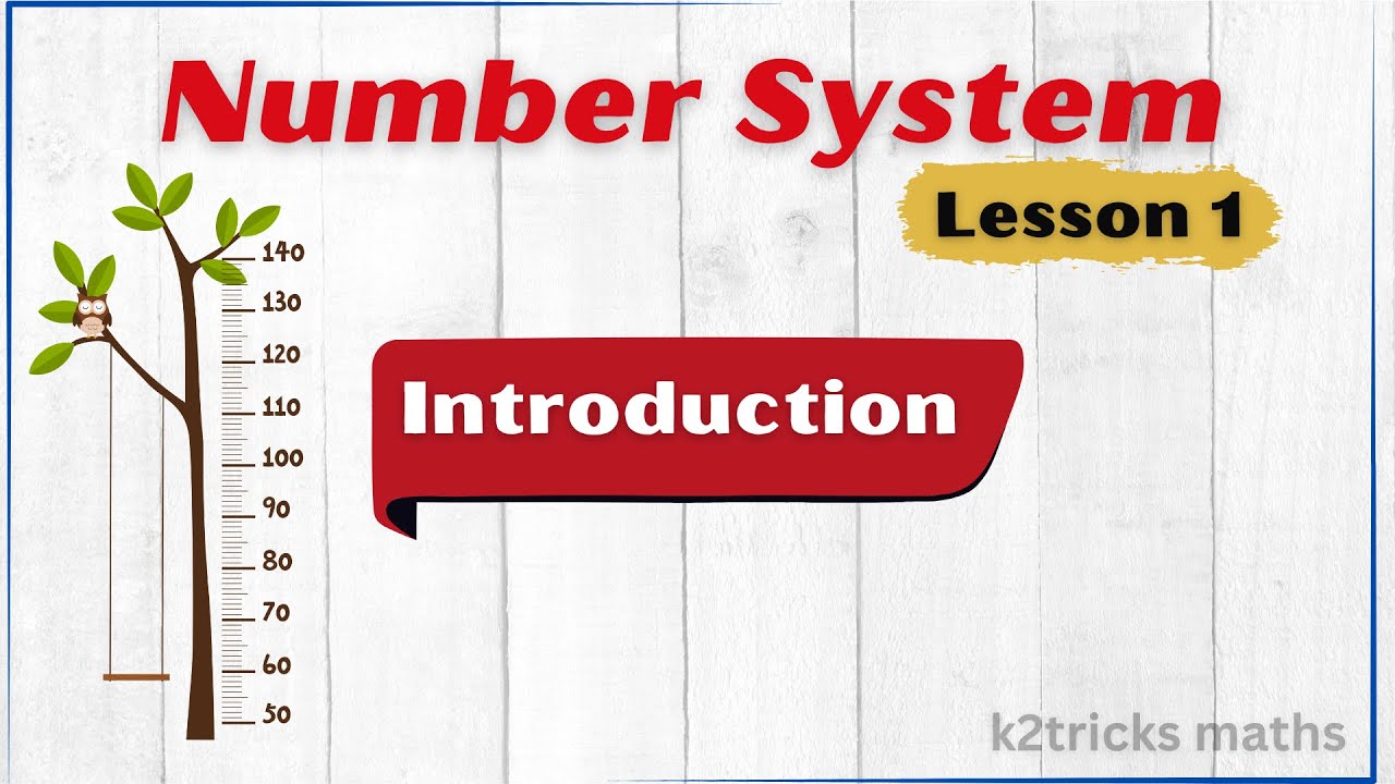 Number System Introduction | Basic Concepts of Number System Lesson 1 # ...