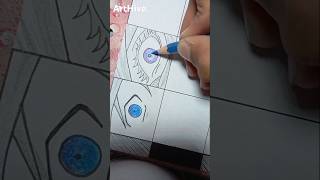 Day 2 of drawing a lot anime characters eye #drawing #arthive #SaturoGojo #art