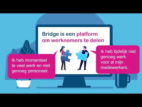 Werknemers delen met Bridge, een platform van Acerta