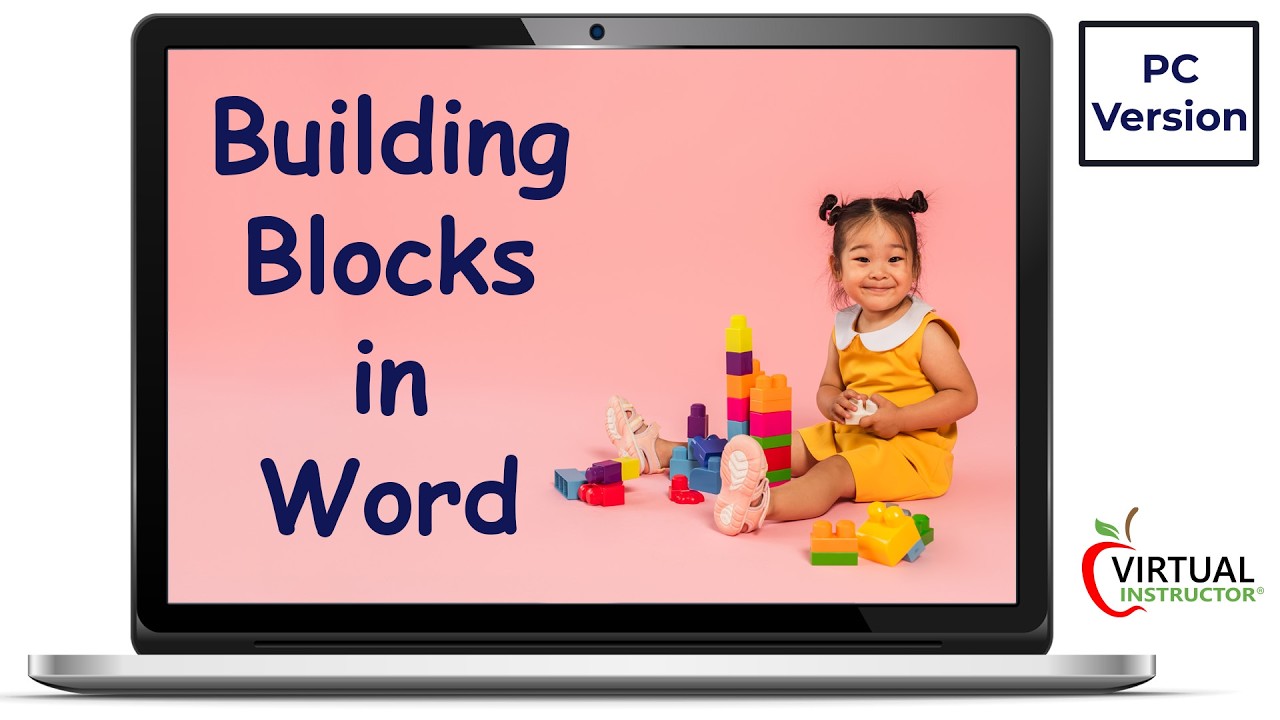 How to Use Building Blocks in Word PC Version - YouTube