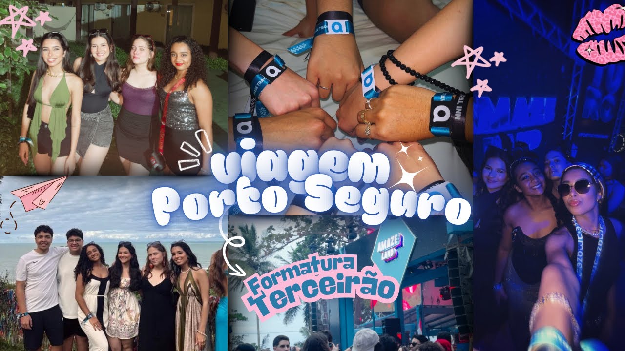 VIAGEM DE FORMATURA - VLOG DE UMA SEMANA EM PORTO SEGURO💙📸🪩✈️