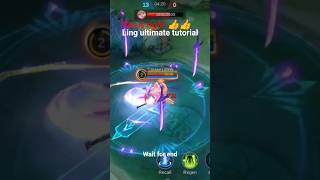 Ling Ultimate Tutorial Mobile legends.. 😲😲