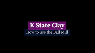 Ball Mill Demo