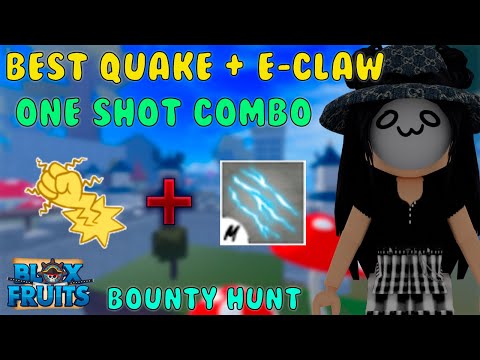 Best Dark Blade / Yoru + Electro Claw Combo』Bounty Hunt l Roblox, Blox  fruits update 15