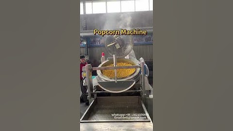 automatic large commerical popcorn machine for factory use#popcornmachine #popcorn #snack