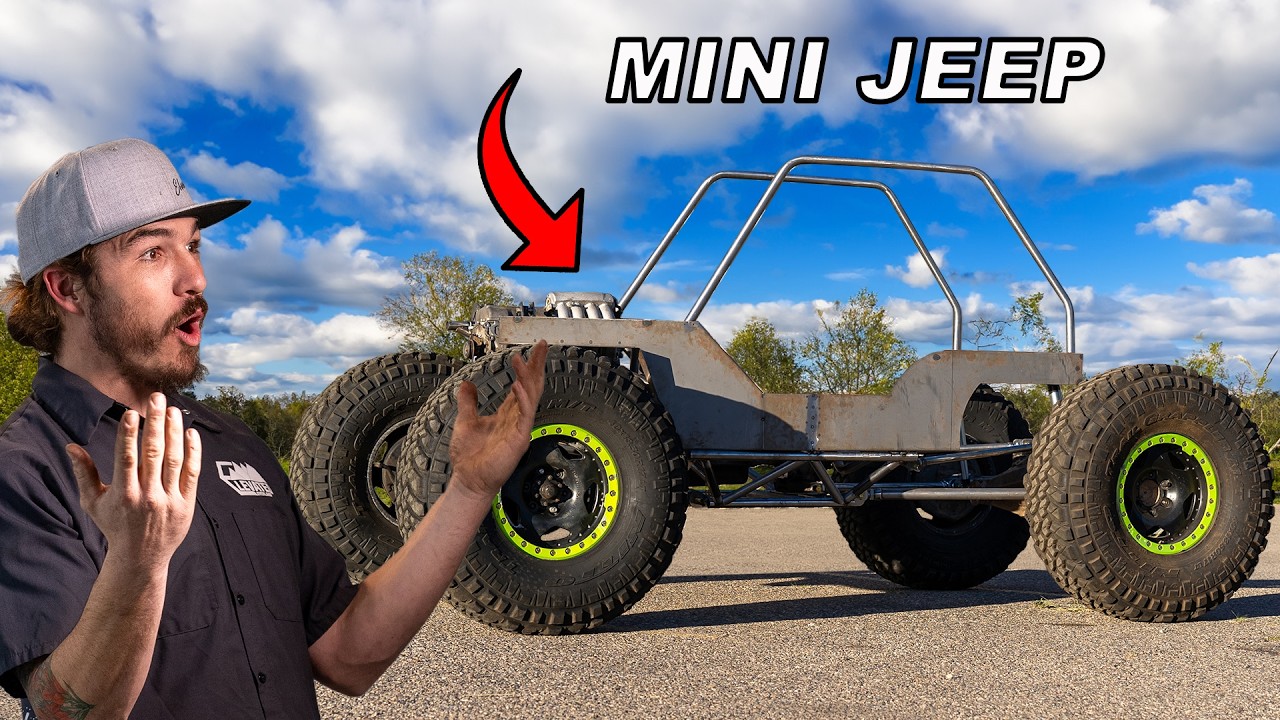 The Ultimate Mini Jeep Gets INSANE Real Rock Crawler Suspension! 