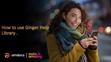 #2 How to take help from Ginger help library. | Ginger By Amdocs