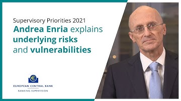 Supervisory priorities for 2021 - Assessment of risks and vulnerabilities