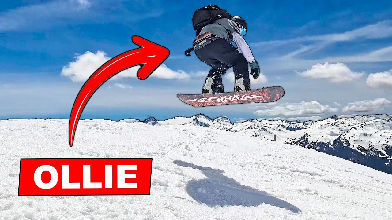 How To Ollie on your Snowboard and Avoid a Big Fall