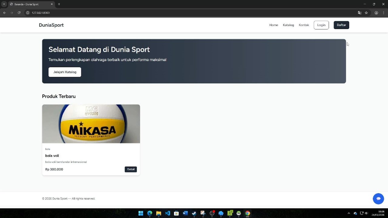 Tutorial Instalasi dan Testing Web Dunia Sport (Kelompok 5) - YouTube