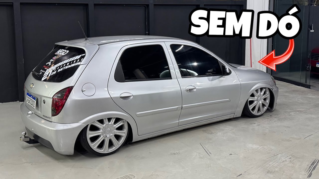 CELTA ZERADO NO CHÃO NA SUSPENSÃO A AR ? SE LIGA NO PROJETO 