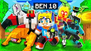 ¡NOS CONVERTIMOS en BEN 10 en MINECRAFT! ⌚👽 con LUNITA y LUKY