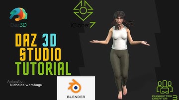 Daz studio - How to Animate a 3d Character in Daz3d
