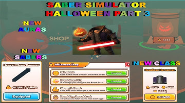 Can You Get The Rarest Pet In Saber Simulator Halloween Event?