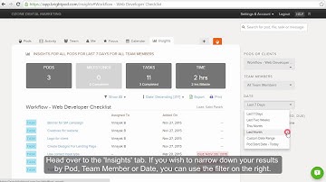 How do I track my overdue tasks?