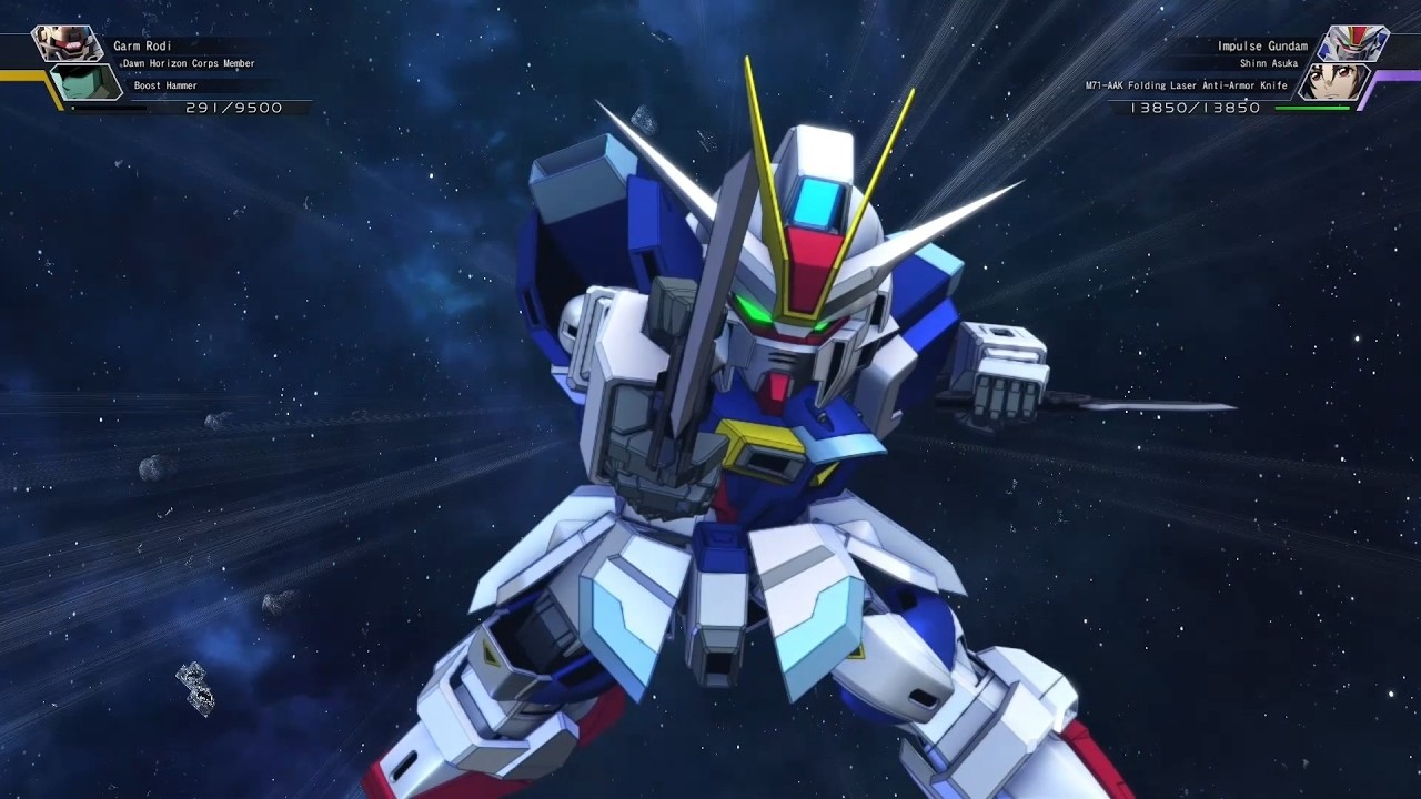 SD Gundam G Gen Cross Rays - ZGMF-X56S Impulse Gundam (Shinn Asuka