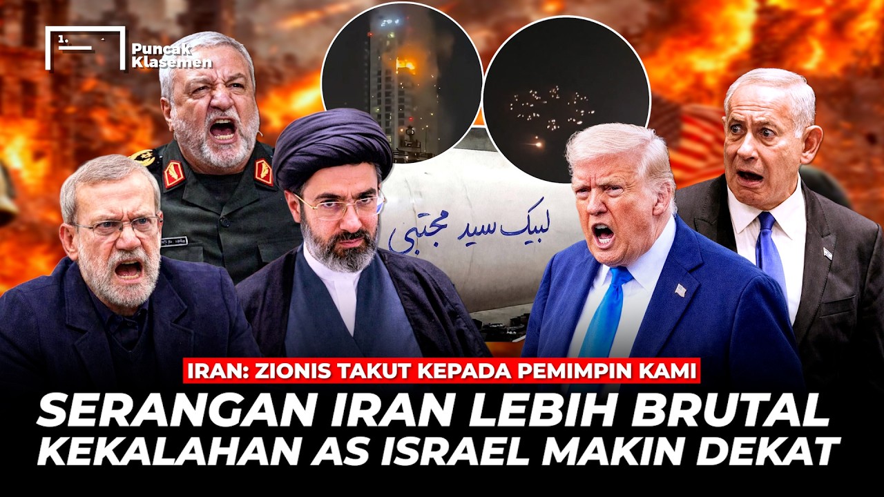 Israel Diburu Sampai ke Palestina? Iron Dome Dihancurkan Rudal Iran, Trump Menyesal Remehkan Mojtaba