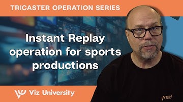 Instant Replay operation for sports productions