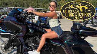 Lake of Ozarks Bikefest | Rider Crashes on Bagnell Dam Boulevard!