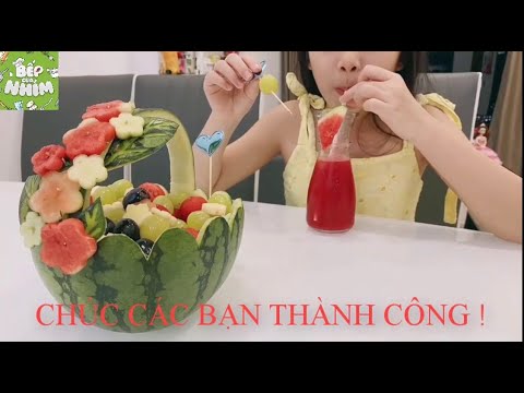 Video CÁCH TỈA DƯA HẤU THÀNH HÌNH GIỎ HOA CỰC KỲ ĐƠN GIẢN - youtube