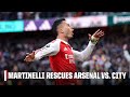 Martinelli's Crucial Goal Saves Arsenal in a Thrilling 1-1 Draw vs Man City ⚽