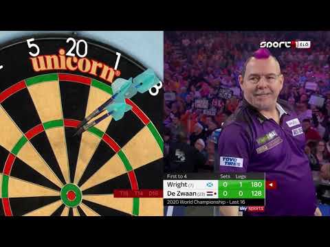 86) Peter Wright vs  Jeffrey de Zwaan 2020 PDC World Darts Championship 2019.12.28 Round 4