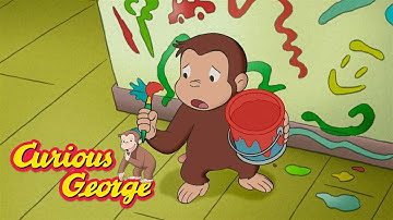 The Walls Are Not For Painting 🐵 Curious George 🐵 Kids Cartoon 🐵 Kids Movies