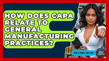 How Does CAPA Relate To General Manufacturing Practices? - How It Comes Together