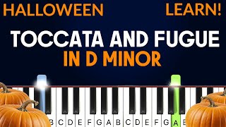 Toccata And Fugue In D Minor - Johann Bach Easy Piano Tutorial & Free Sheet Music