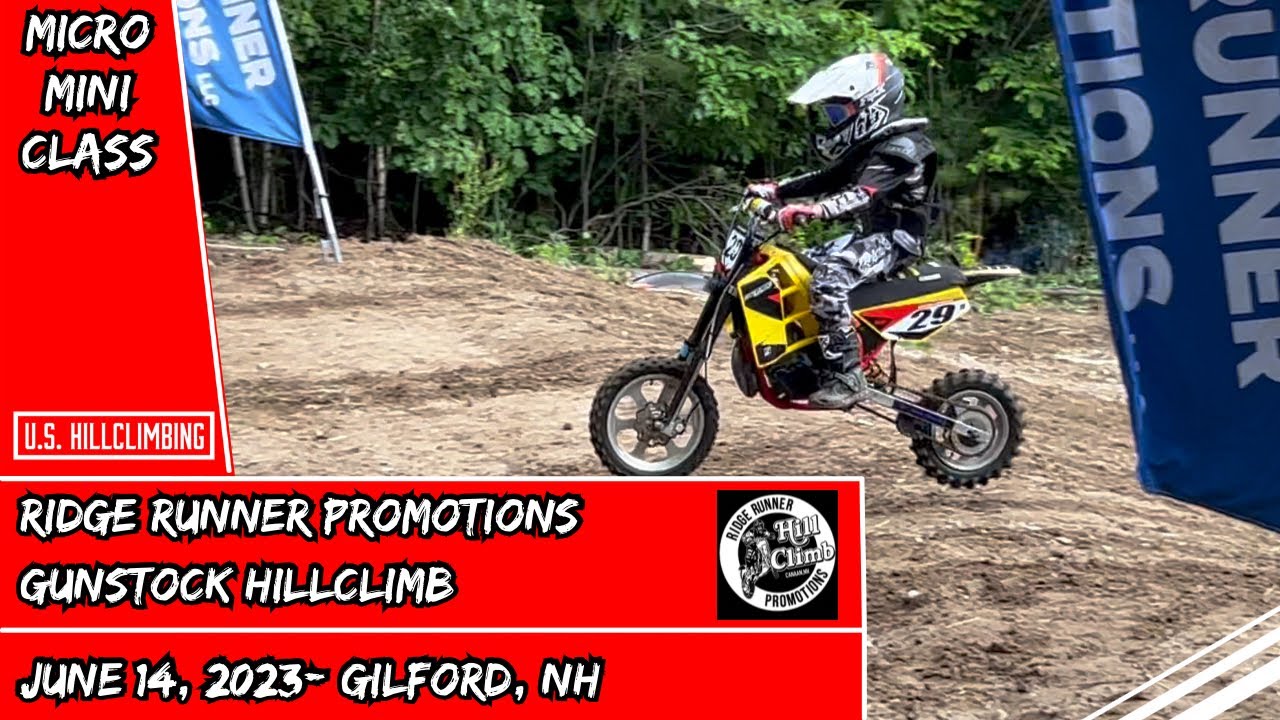 Micro Mini 50cc Class 6/14/2023 Gunstock Motorcycle & ATV Hillclimb
