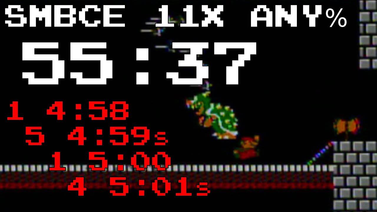 [TOP 3] Super Mario Bros. Category Extensions - 11x Any% in 55:37 - YouTube