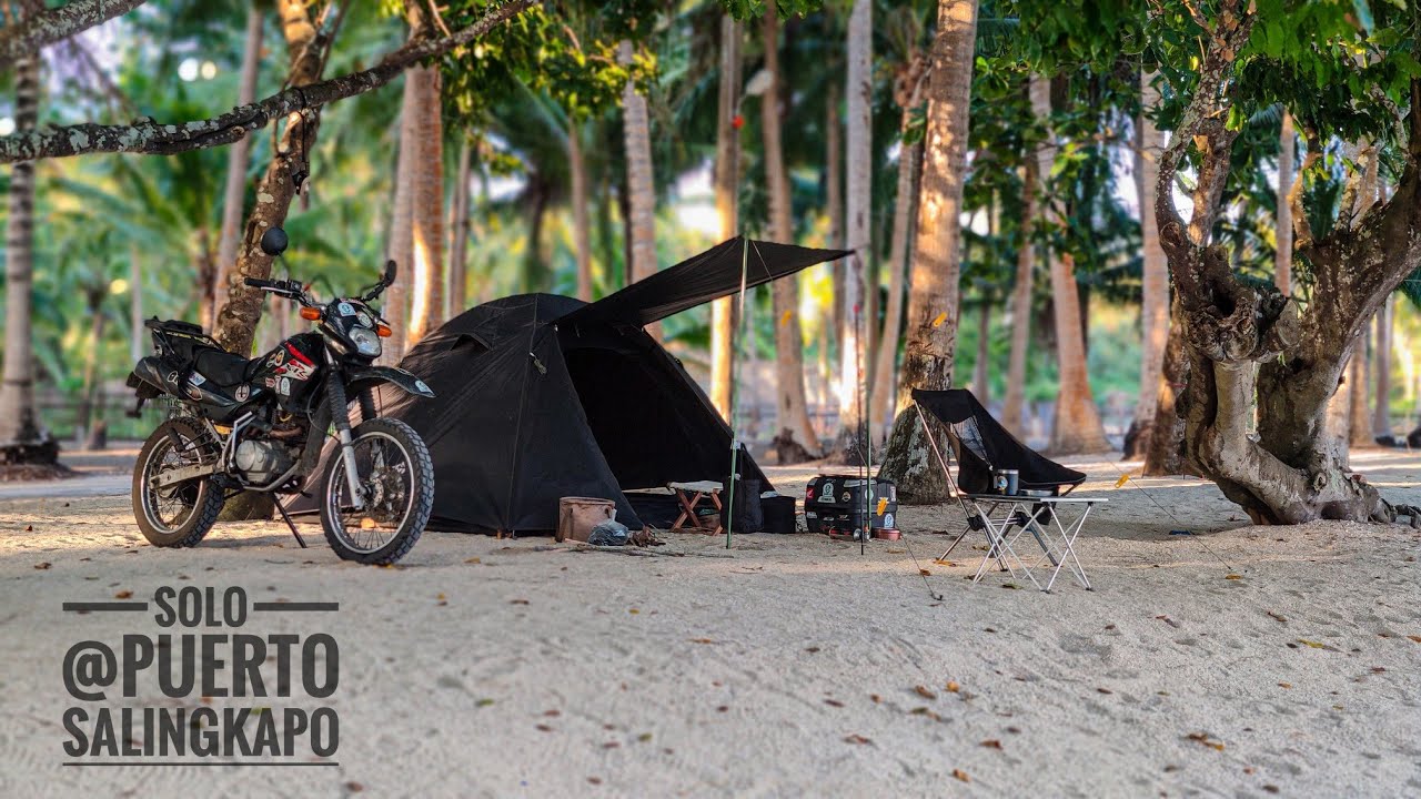 PUERTO SALINGKAPO UNISAN QUEZON SOLO MOTOCAMPING RELAXING SILENT VLOG