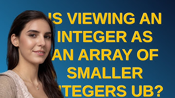 Is viewing an integer as an array of smaller integers UB?