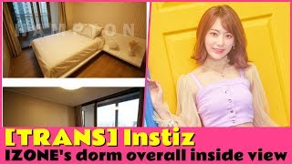 💬 [TRANS] Instiz - IZONE's dorm overall inside view