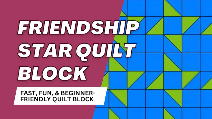 I Made a Friendship Star Quilt Block with Just My Scrap Pile!