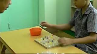 Improve child’s hand muscles with simple material – Pegboard by TCKC