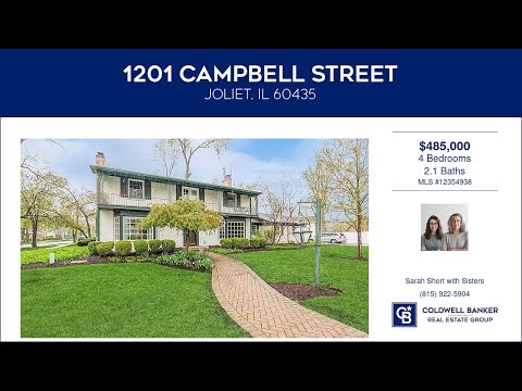 1201 Campbell Street, Joliet, IL home video tour