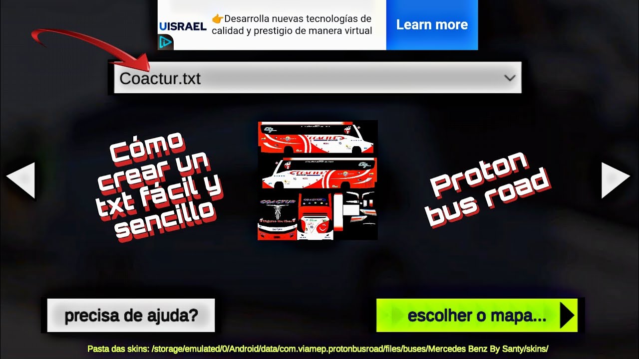 Cómo crear txt para skines en proton bus road fácil y sencillo🤠🚌