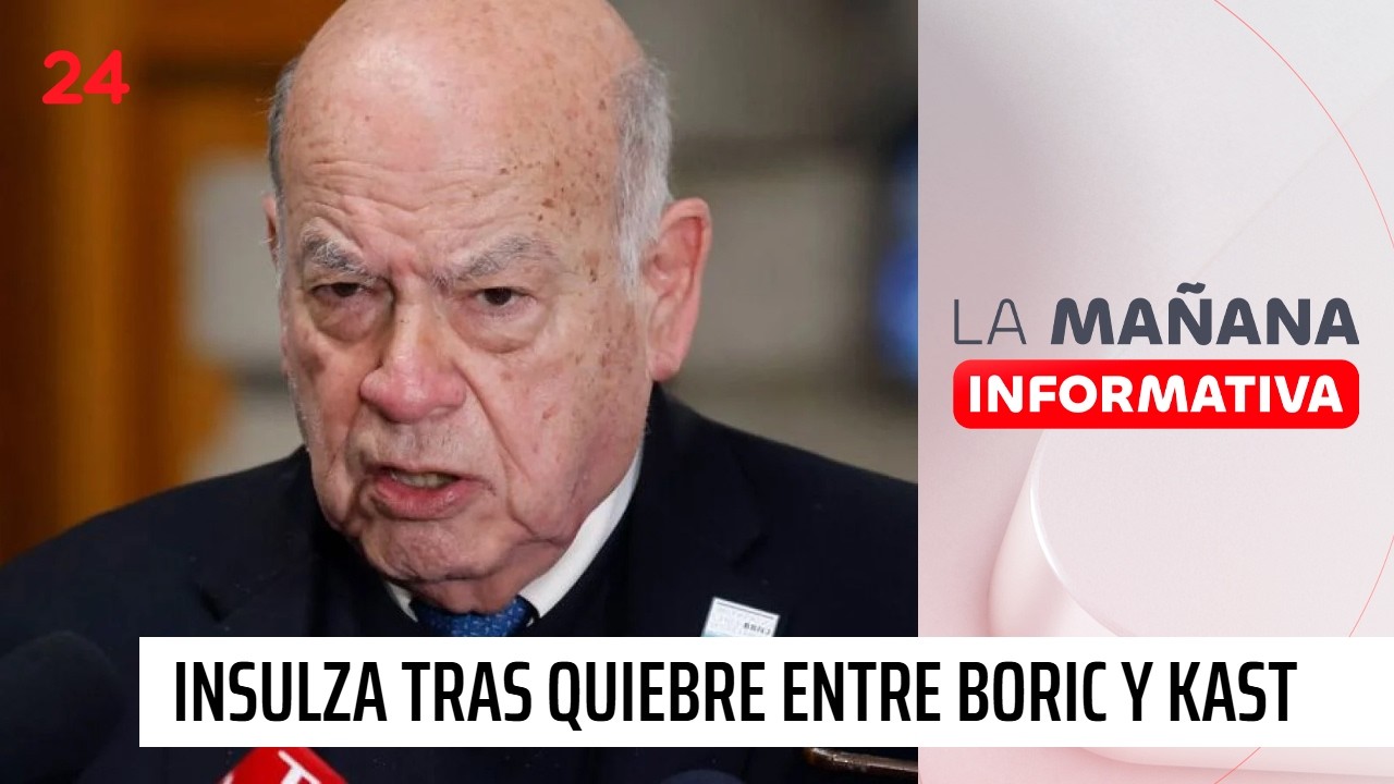 Insulza tras quiebre Boric - Kast: 