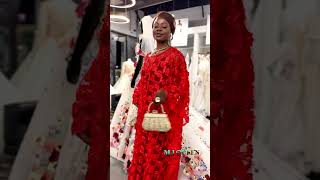 Luxury African Lace Gown – Perfect Wedding &amp; Party Dress 👗✨ #shorts #lacedress #africanfashion #yt