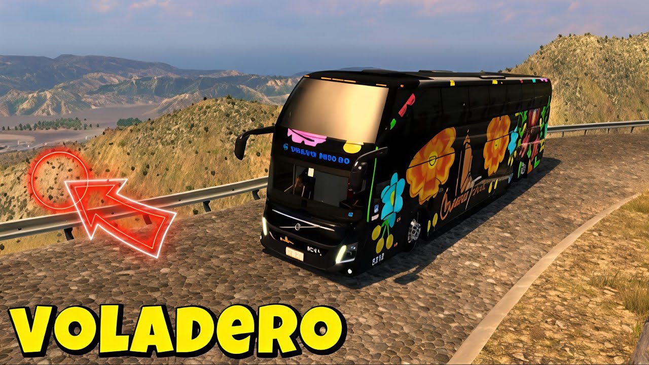 ¿SOBREVIVES A REAL DE CATORCE? 😳 | American Truck Simulator | VOLVO9800 DD