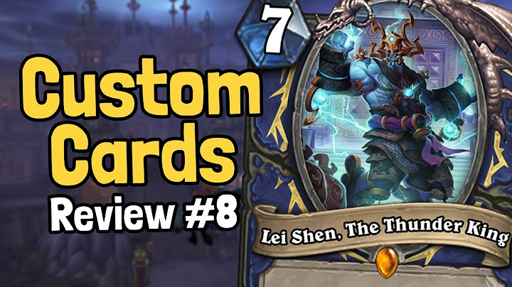 Top Raid Boss Custom Cards - Review #8 - Hearthstone