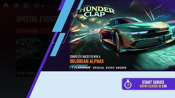 NFS No Limits - Event THUNDER CLAP Delorean Alpha5